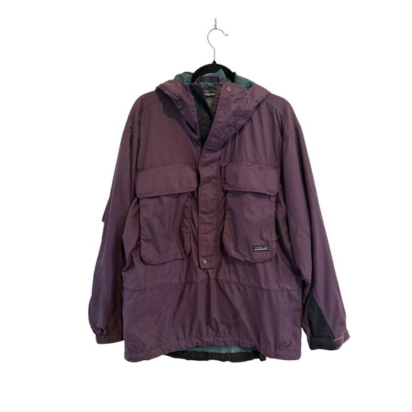 Vtg PATAGONIA SST Skanorak Jacket Mens M Purple Fishing Wading